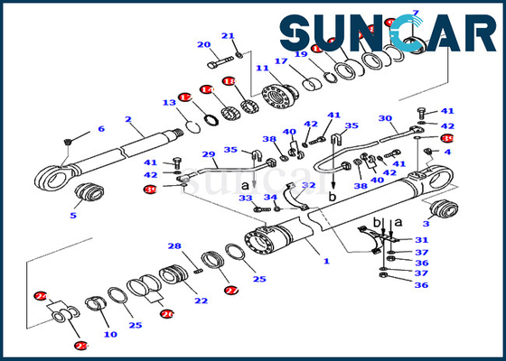 購入 PC800-8E0 PC850-8E0小松707-99-76360 7079976360のブーム シリンダー サービス キットの掘削機のシールのキット online manufacture