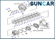 Wheel Loaders Parts 714-07-18580 Gearbox Seal Ring For WA400-3A WA420-3 Komatsu