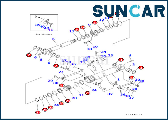 購入 707-99-59750 PC350LC/NLC-8 PC360LC/NLC-10のための7079959750のバケツ シリンダー サービス キット小松 online manufacture